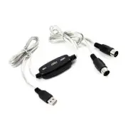 HQRP Cable de interfaz USB MIDI corvertidor para Akai Professional MPK49 teclas