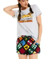 NEW PETER ALEXANDER HARRY POTTER PJ SET TOP & SHORTS WOMENS M $129.90 GRYFFINDOR