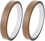 Aswalling 2 Roll PTFE Tape/PTFE Tape for Vacuum Sealer Machine,Hand and Impulse Sealers (1/2-Inch x 33 Feet)
