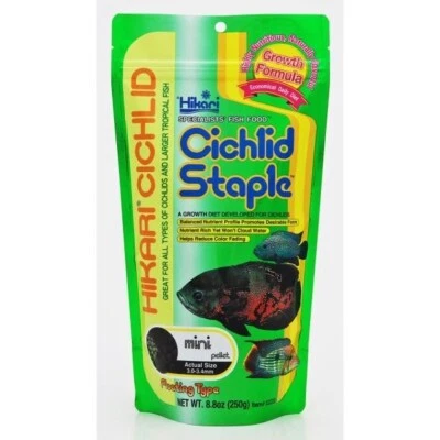 Hikari Cichlid Staple Mini Floating Pellets Tropical Fish Food 250g