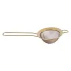 Stainless Steel Fine Mesh Oil Strainer Golden Flour Sifter Sieve Colanders9904