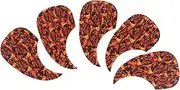 GOOHOCHY 5 PCS Scratch Guitar Pickguard Water Drop Shape Easy to Install Protective Film for Acoustic Guitar Supplies present for Musicians