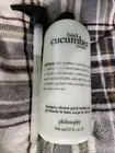 Philosophy Basil Cucumber Cooler Shampoo Shower Gel Bubble Bath 32 oz SEALED