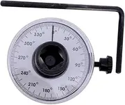 WOONEKY Torque Angle Meter Steel Torque Angle Gauge Tools for Automotive Easy to Read Dial