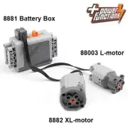 3pcs Power Functions 8881 Battery Box Three M Motors 8882 88803 Fit For LEGO Set