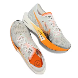 Nike 競速跑鞋 ZoomX Vaporfly Next% 3 輕量 碳板 白橘 男鞋【ACS】 FV3633-081