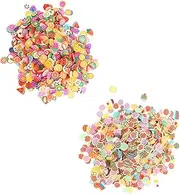 minkissy 12000 Pcs Soft Clay Nail Art Pieces Polymer Clay Charms Manicure Ornaments Nail Beauty Ornament Fruit Decor Charms Bulk Nail Art Cake Kawaii Nail Charms Nail Art Accessories