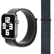 For Apple Watch Ultra,49-mm Case,Nylon Watch Band,Fastener,Space Grey