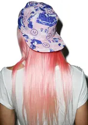 [CRSHR] Sad Face Cyber Punk Hat