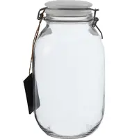 在飛比找蝦皮商城精選優惠-台灣現貨 英國《Premier》標記扣式玻璃密封罐(白3L)