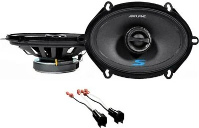 Alpine S-S57 5x7" Rear Factory Speaker Replacement Kit For 2007 Ford Mustang +