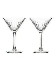[Maxwell & Williams] Cocktail & Co Atlas Martini Glass 220ml Set of 2 Gift Boxed in Clear