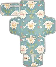 Reusable Changing pad Baby with Tissue Pocket Baby Portable Changing pad for Moms, Dads
