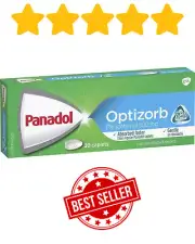 Panadol with Optizorb for Pain Relief Paracetamol 500mg 20 Caplets AUS
