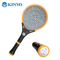 在飛比找蝦皮購物優惠-KINYO 電蚊拍 CM-2218 三層大網面 手電筒 捕蚊