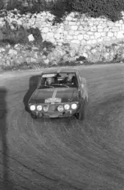 Walter Loffler Carsten Johansson Lancia Fulvia 1968 Rally Car Old Photo 1