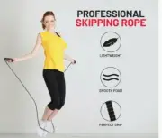 Skipping Rope Tangle-Free with Ball Bearings Rapids Speed Jump Rope Cable Adjust