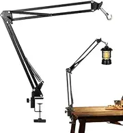 Camping Lamp Stand, Outdoor Lantern Holder, Folding Torch Pole 35x35cm/13.78x13.78inches Foldable & Portable Design/Quick & Easy Setup For Hiking, Fishing, Walking, Adventure