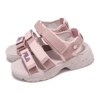 在飛比找Yahoo奇摩購物中心優惠-Fila 涼鞋 Tapered Sandals 女鞋 粉 魔