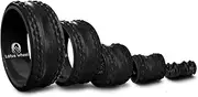 Premium 5-Pack Foam Roller | Yoga Wheel Back Stretcher, Muscle Roller, Massage Roller, Back Cracker
