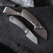 Handmade knife K190 PM Bohler Uddeholm, skinner | gift for him | sheath knife