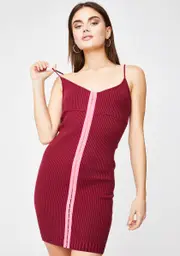 [For Love & Lemons] Paige Hook N' Eye Mini Dress
