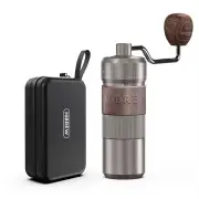 [EU Direct] HiBREW G4B Manual Coffee Grinder Aluminum Conical Burr Capacity 22g Hand Coffee Grinder with 11 Levels Adjus