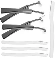 BIUDECO E Eyebrow Razor for Women Set of 4 Men's Eyebrow Trimmer Comfortable to Hold Travel-friendly Safe Hair Removal