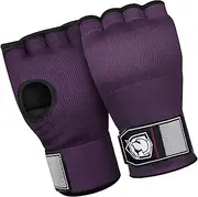Gel Boxing Hand Wraps - Shock-Absorbing Half Finger Mittens - Multipurpose Stylish Hand Wraps, Portable Boxing Mittens for Training & Practice