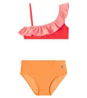 [Bobo Choses] Bobo Choses Ruffled asymmetrical bikini Y 10/11 multicoloured