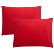 2 Pack Microfiber Standard Pillow Cases 1800 Super Soft Pillowcases with Enve...