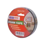 ADHES Double Sided Foam Tape, 1 Inch X 19.7 Feet Strong Double Sided Tape Hea...