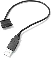 GinTai SATA to USB 2.5 inch HDD SSD Hard Drive Converter Cable Adapter 30cm for SATA SSD & HDD