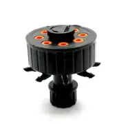 Thrifco 6821006 EAB8 Adjustable Drip Flow 8-Port Manifold - 0-20 GPH