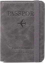 [CHUAN boutique] Passport Holder Protective Cover Passport Bag ID Card Storage Bag Overseas Air Ticket Travel Document Card Holder