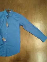 Buffalo David Bitton Mens Shirt Size XL Blue Button Up Long Sleeve