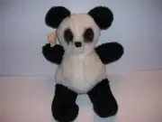 NWT Handmade Heritage Artisans Plush Stuffed Panda Bear 17"