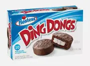Hostess LIMITED EDITION Box Hostess Ding Dongs Individually Wrapped 10 Packs