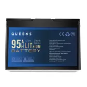 Queens 12V 95AH Lithium Iron Phosphate Battery 100A BMS Rechargeable RV