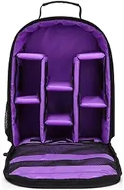 BLBMTCBCAG Camera Bag Digital SLR Protective Cover Waterproof Breathable Backpack Camera Video Photo Rain Bag Fit for Nikon Fit for Canon Fit for Sony Fit for Samsung Camera Protection(Violet)