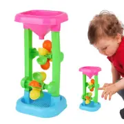 Sandbox Water Wheel Playset Hourglass Sifting Funnel Rotating Summer Toys Child