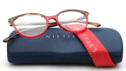 New NIFTIES NI9499 col 4045 Red EYEGLASSES GLASSES 49-16-140mm B38mm