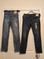 2 Pair There Abouts Boys Jeans Size 16 Slim Fit BNWT