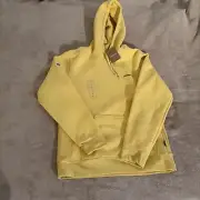 Patagonia Uprisal Hoodie Mens Small Yellow Fleece Fitz Roy Icon Hoody