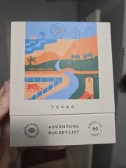 Rio TEXAS Adventure Bucket List with 50 Scratch Off Cards. Brand New.