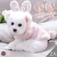 【藻土屋】寵物質感軟綿綿保暖法蘭絨可愛兔兔變身裝B款X2