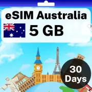 eSIM Australia - 5 GB - 30 Days - Travel eSIM | QR code activation