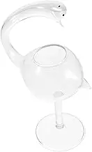 PAMINGONO Swan Goblet Mojito Glass Swan Cocktail Glass Martini Glasses Cocktail Glass for Bar Swan Shape Cocktail Glass Wine Glass Tall Cocktail Glass Party Drinking Cup Drinking Glasses