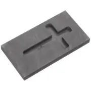 cross ingot mold cross casting molds Gold Silver graphite mold crucible
