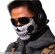 Special Forces Skeleton Death Mask Skull OPS USMC Fighter Pilot Helmet warmer